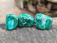 Polished Malacolla Free Forms x 35 From Kulukuluku, Congo