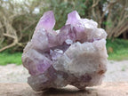 Natural Jacaranda Amethyst Quartz Clusters x 2 From Mumbwa, Zambia - Toprock Gemstones and Minerals 