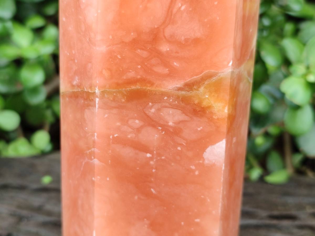 Polished Orange Twist Calcite Standing Tower x 1 From Maevantanana, Madagascar - Toprock Gemstones and Minerals 