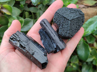 Natural Schorl Black Tourmaline with Associated Minerals x 6 From Erongo, Namibia