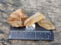 Natural Honey Aragonite Specimens x 74 From Namibia