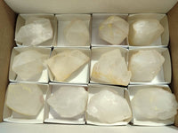 Natural Quartz Crystals x 12 From Madagascar