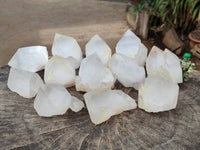 Natural Quartz Crystals x 12 From Madagascar