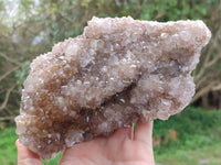 Natural Amethyst Spirit Quartz And Smokey Limonite Clusters x 2 From Boekenhouthoek, South Africa