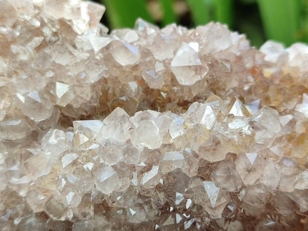 Natural Amethyst Spirit Quartz And Smokey Limonite Clusters x 2 From Boekenhouthoek, South Africa - Toprock Gemstones and Minerals 