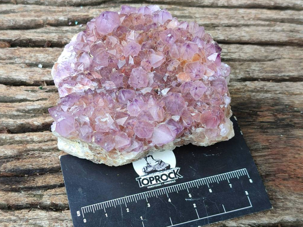 Natural Amethyst Spirit Quartz And Smokey Limonite Clusters x 2 From Boekenhouthoek, South Africa - Toprock Gemstones and Minerals 