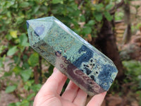 Polished Stromatolite Points x 2 From Katsepy, Madagascar
