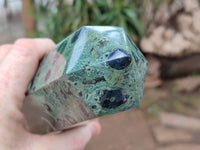 Polished Stromatolite Points x 2 From Katsepy, Madagascar