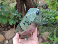 Polished Stromatolite Points x 2 From Katsepy, Madagascar