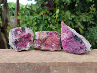 Natural Salrose Cobaltion Dolomite Specimens x 12 From Kakanda, Congo