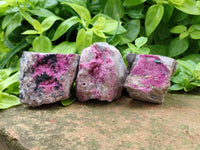 Natural Salrose Cobaltion Dolomite Specimens x 12 From Kakanda, Congo