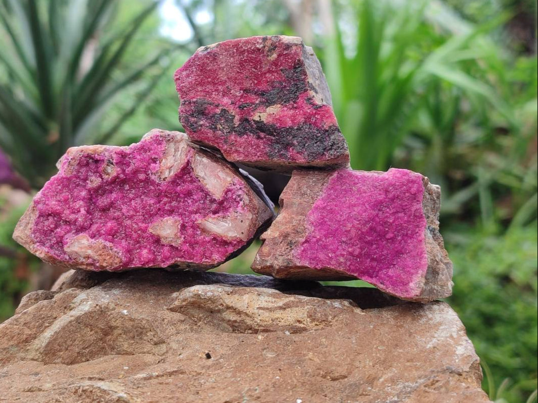 Natural Salrose Cobaltion Dolomite Specimens x 12 From Kakanda, Congo - Toprock Gemstones and Minerals 