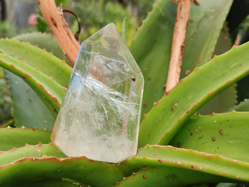 Polished Clear Quartz Crystals x 6 From Madagascar - Toprock Gemstones and Minerals 