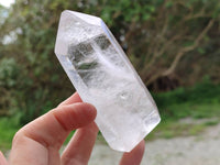 Polished Clear Quartz Crystals x 6 From Madagascar