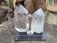 Polished Clear Quartz Crystals x 6 From Madagascar