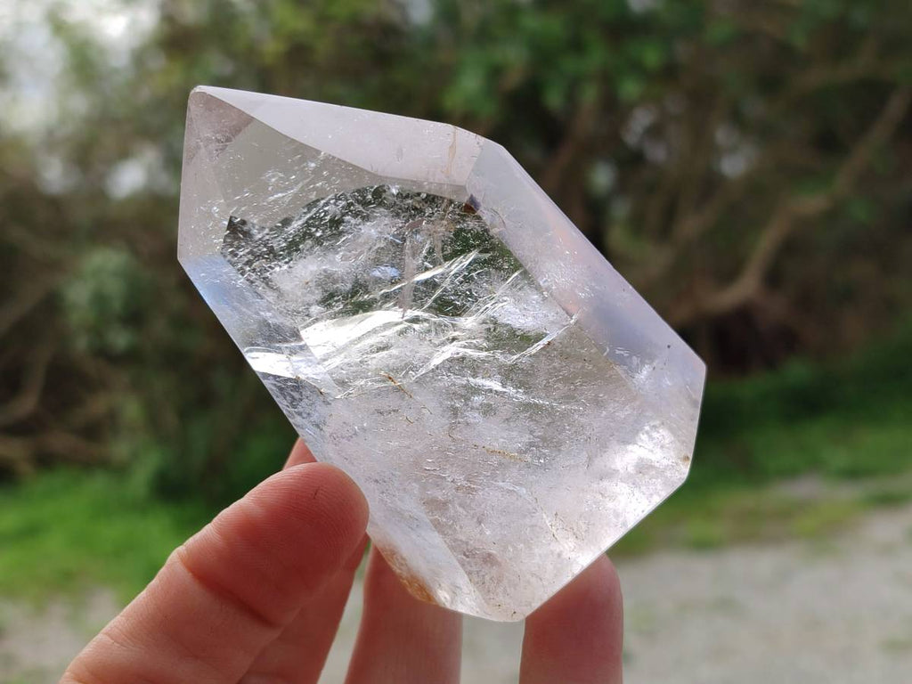 Polished Clear Quartz Crystals x 6 From Madagascar - Toprock Gemstones and Minerals 