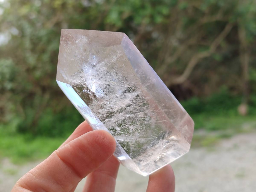 Polished Clear Quartz Crystals x 6 From Madagascar - Toprock Gemstones and Minerals 