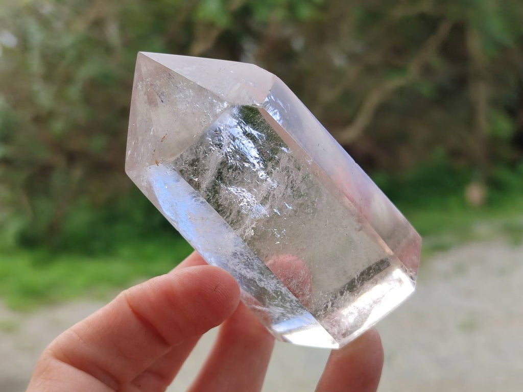 Polished Clear Quartz Crystals x 6 From Madagascar - Toprock Gemstones and Minerals 