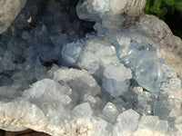 Natural Blue Celestite Geode Specimen x 1 From Sakoany, Madagascar