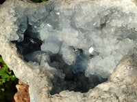 Natural Blue Celestite Geode Specimen x 1 From Sakoany, Madagascar