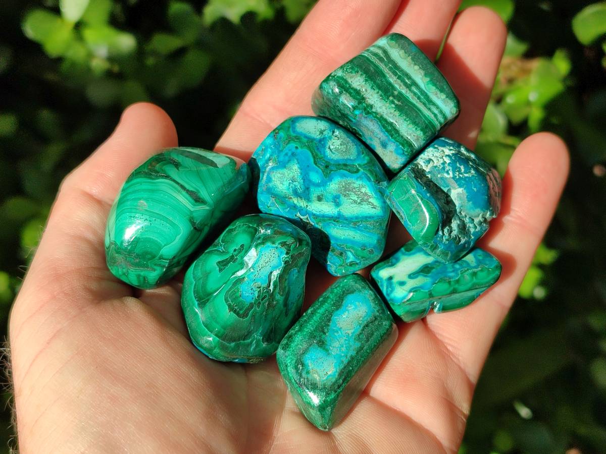 Polished Malacolla Free Forms x 35 From Kulukuluku, Congo - Toprock Gemstones and Minerals 