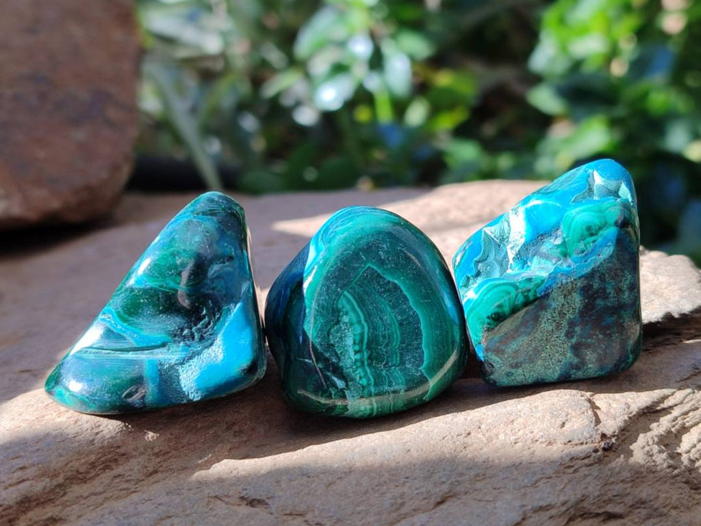 Polished Malacolla Free Forms x 35 From Kulukuluku, Congo - Toprock Gemstones and Minerals 