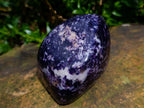 Polished Lepidolite Standing Free Forms x 3 From Zimbabwe - Toprock Gemstones and Minerals 