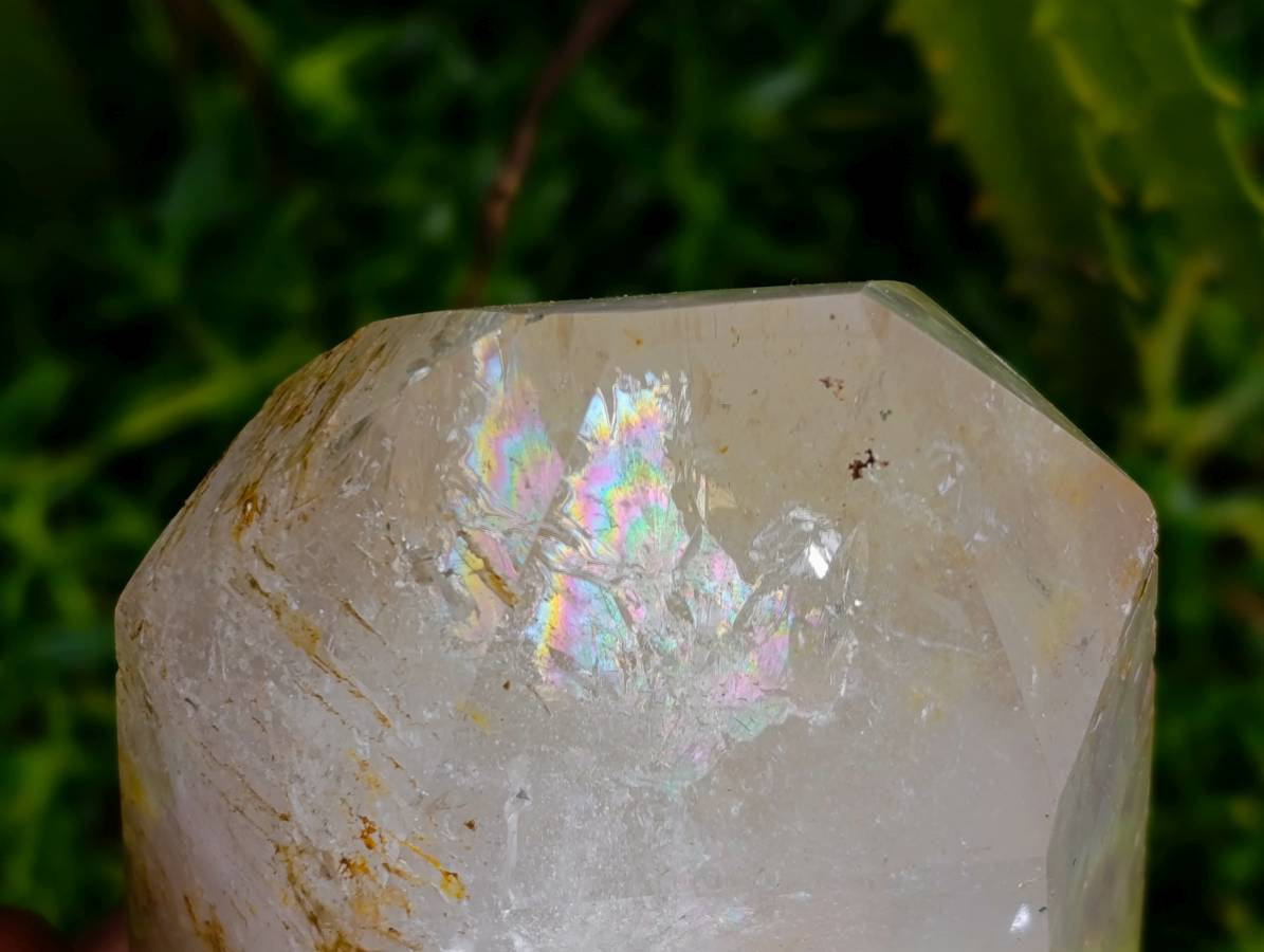 Polished Window Quartz Crystals x 3 From Madagascar - Toprock Gemstones and Minerals 