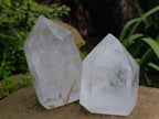 Polished Clear Quartz Crystals x 2 From Madagascar - Toprock Gemstones and Minerals 