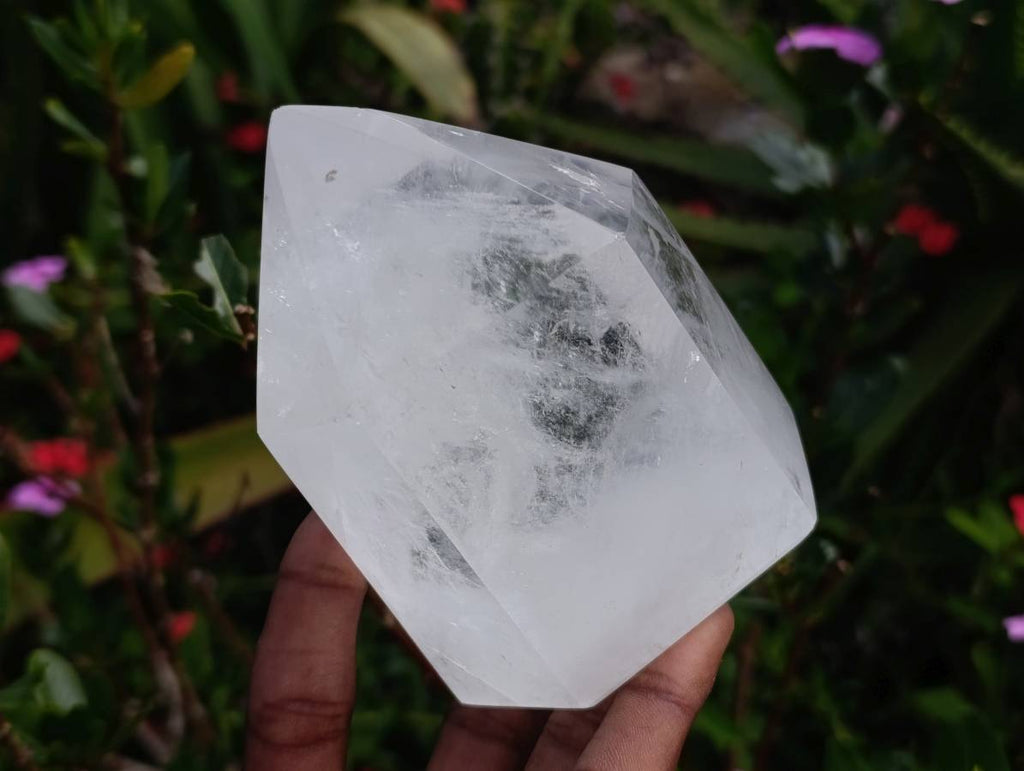 Polished Clear Quartz Crystals x 2 From Madagascar - Toprock Gemstones and Minerals 