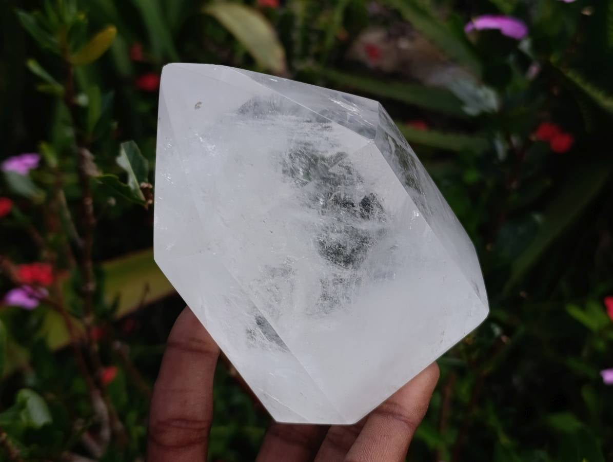 Polished Clear Quartz Crystals x 2 From Madagascar - Toprock Gemstones and Minerals 
