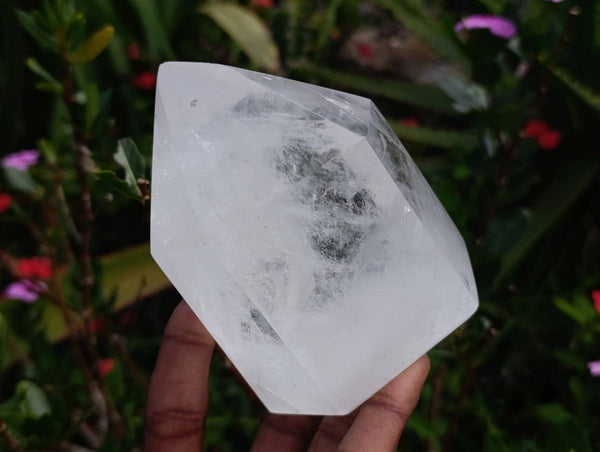 Polished Clear Quartz Crystals x 2 From Madagascar