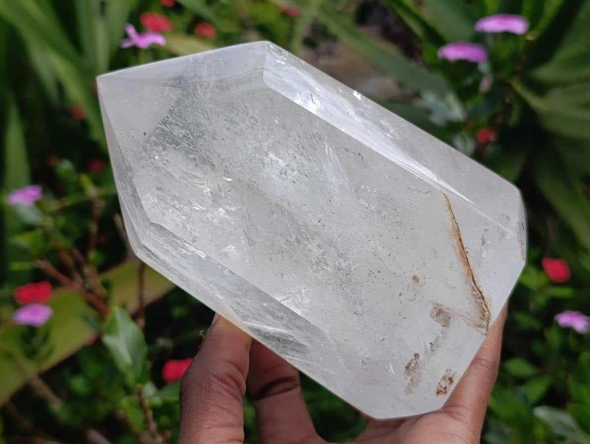Polished Clear Quartz Crystals x 2 From Madagascar - Toprock Gemstones and Minerals 
