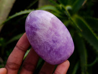 Polished Purple Chevron Amethyst Standing Free Form x 6 from Ankazobe, Madagascar