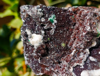 Natural Silky Ball Malachite and Drusy Quartz On Dolomite Matrix Specimen x 1 From Mindingi Mine, Kambove, Congo