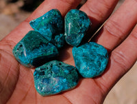 Polished Dioptase Free Forms x 26 From Likasi, Congo