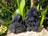 Natural Schorl Black Tourmaline Specimens x 3 From Erongo, Namibia