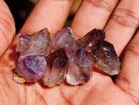Natural Window Amethyst Crystals x 70 From Chiredzi, Zimbabwe