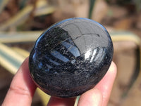 Polished Black Tourmaline Galets x 12 From Madagascar