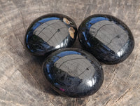 Polished Black Tourmaline Galets x 12 From Madagascar
