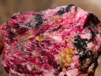 Natural Rhodonite Cobbed Specimens x 12 From Rhusinga, Zimbabwe