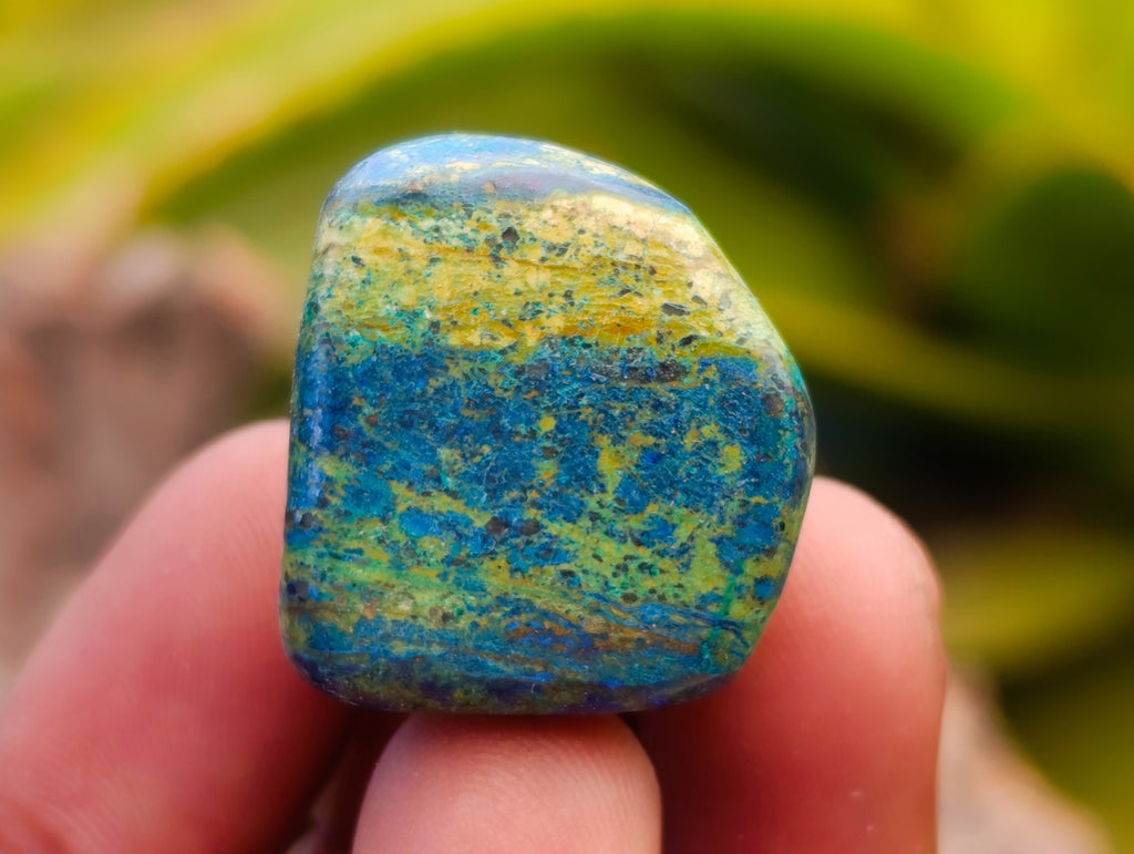 Polished Azurite And Flower Banded Malachite Free Forms x 70 From Congo - Toprock Gemstones and Minerals 