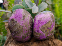 Polished Stichtite Free Forms x 6 From Barberton, South Africa
