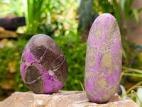 Polished Stichtite Free Forms x 6 From Barberton, South Africa