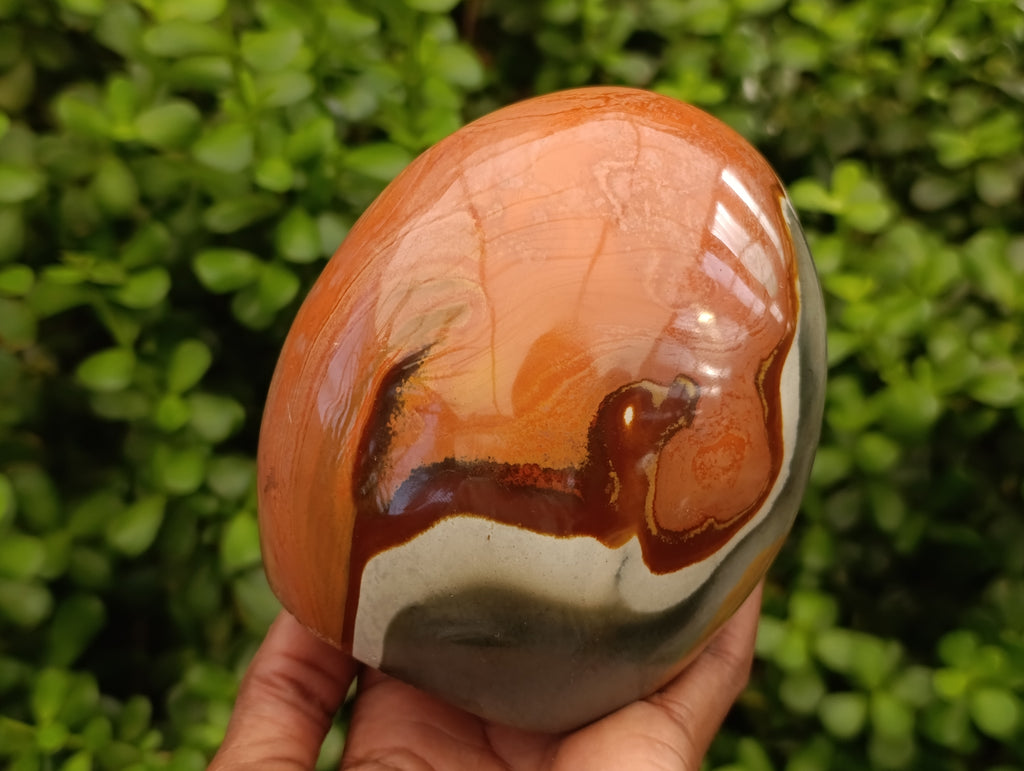Polished Polychrome Jasper Standing Free Form x 1 From NW Coast, Madagascar - Toprock Gemstones and Minerals 