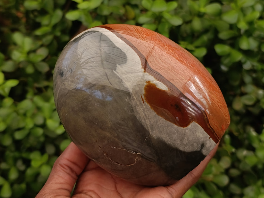 Polished Polychrome Jasper Standing Free Form x 1 From NW Coast, Madagascar - Toprock Gemstones and Minerals 
