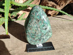 Polished Emerald Mica 'Mutokolite' Standing Free Form x 1 From Mutoko, Zimbabwe - Toprock Gemstones and Minerals 
