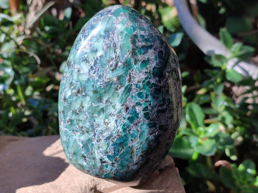 Polished Emerald Mica 'Mutokolite' Standing Free Form x 1 From Mutoko, Zimbabwe - Toprock Gemstones and Minerals 