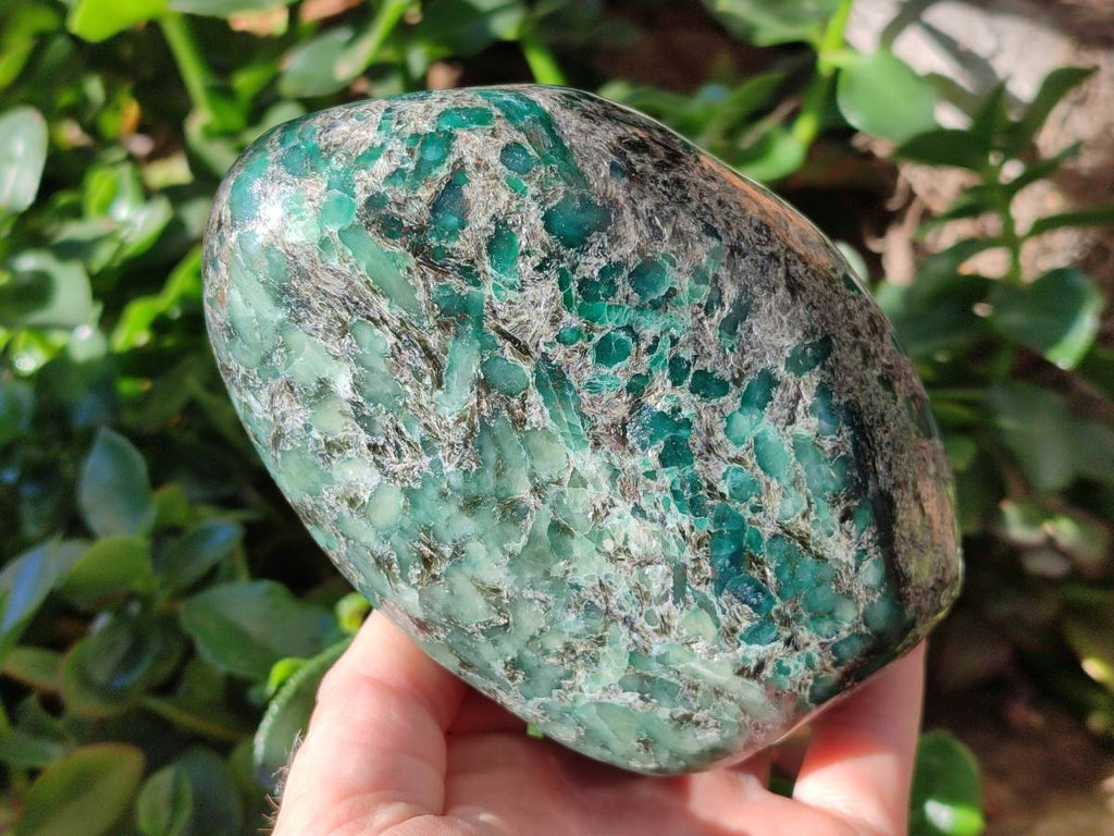 Polished Emerald Mica 'Mutokolite' Standing Free Form x 1 From Mutoko, Zimbabwe - Toprock Gemstones and Minerals 