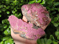 Natural Salrose Cobaltion Dolomite Specimens x 3 From Kakanda, Congo